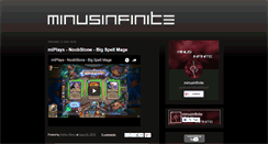 Desktop Screenshot of minusinfinite.net