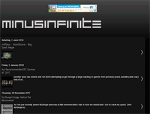 Tablet Screenshot of minusinfinite.net